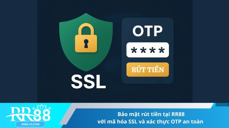 Bảo mật rút tiền tại RR88 với mã hóa SSL và xác thực OTP an toàn