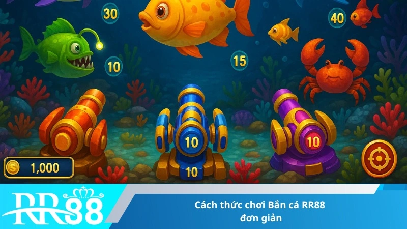 Cách thức chơi Bắn cá RR88 đơn giản