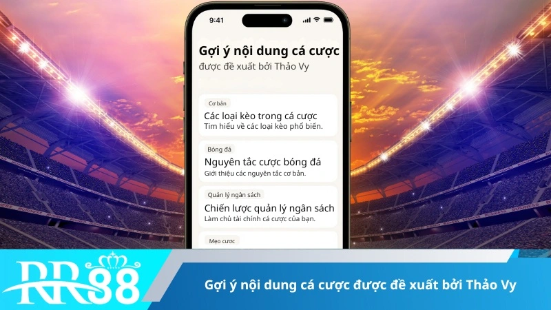 Gợi ý nội dung cá cược được đề xuất bởi Thảo Vy