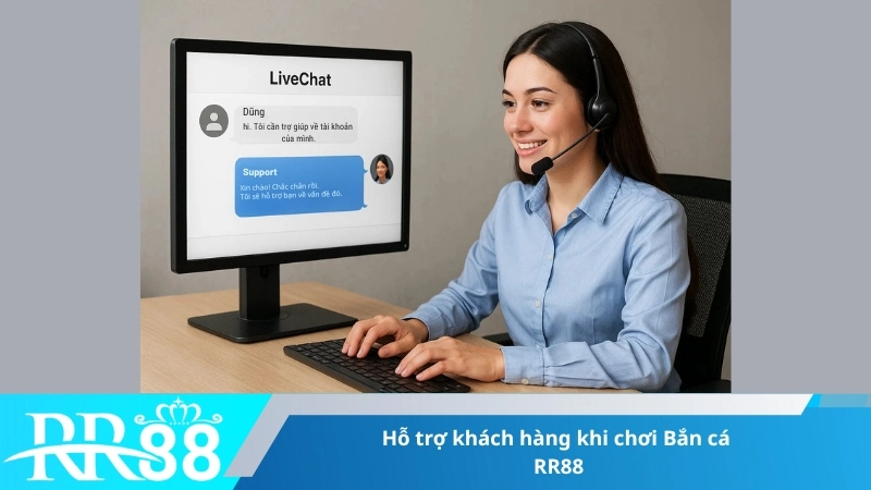 Hỗ trợ khách hàng khi chơi Bắn cá RR88