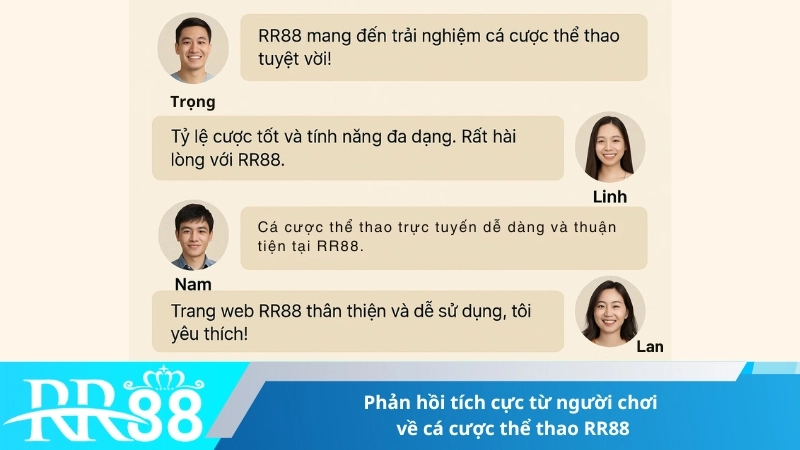 Phản hồi tích cực từ người chơi về cá cược thể thao RR88