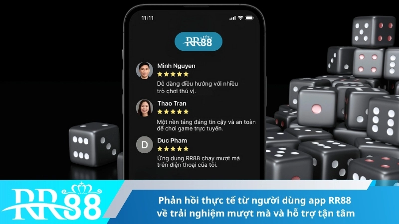 Phản hồi thực tế từ người dùng app RR88 về trải nghiệm mượt mà và hỗ trợ tận tâm