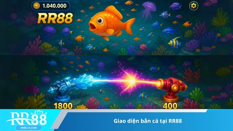 Giao diện bắn cá tại RR88