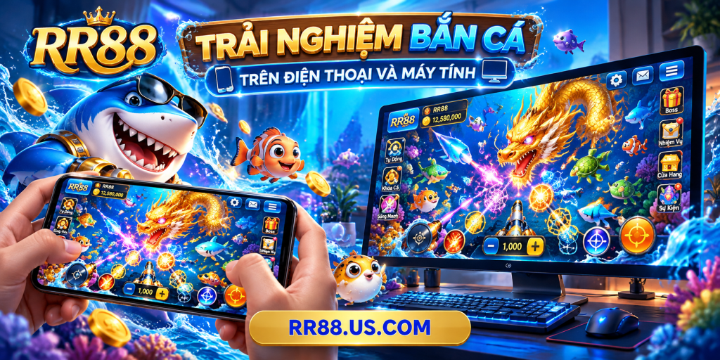 Trải nghiệm Bắn Cá RR88 trên điện thoại và máy tính