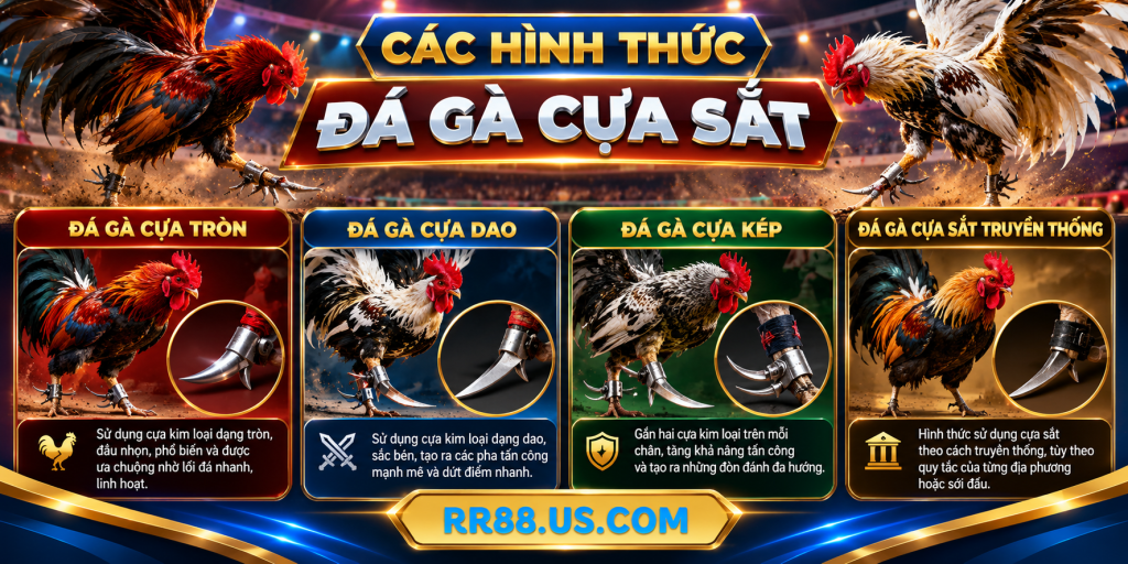Các Hình Thức Đá Gà Cựa Sắt