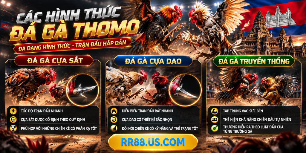 Các hình thức Đá Gà Thomo