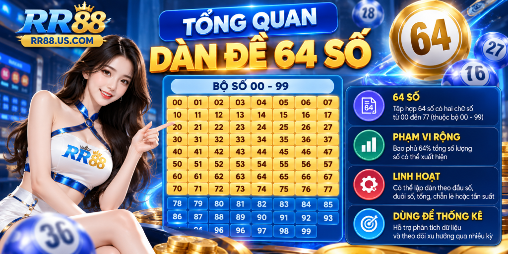 Tổng quan Dàn Đề 64 Số
