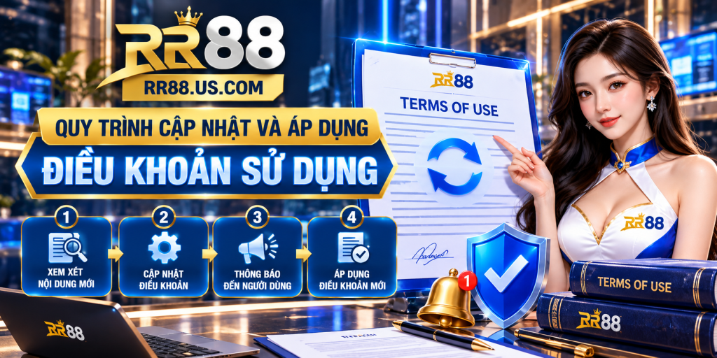 Quy trình cập nhật và áp dụng Điều Khoản Sử Dụng RR88