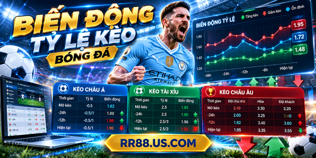 Biến động tỷ lệ kèo bóng đá