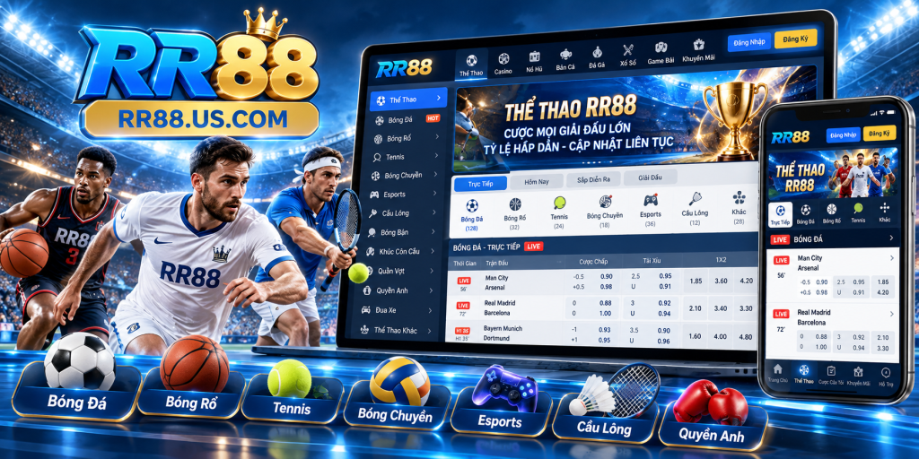 Tổng quan sảnh Thể Thao RR88