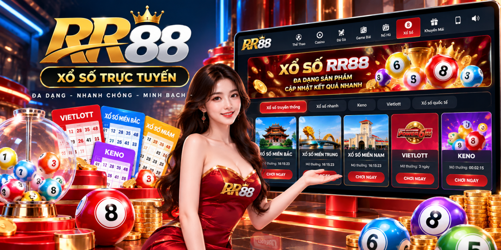 Tổng quan sảnh Xổ Số RR88