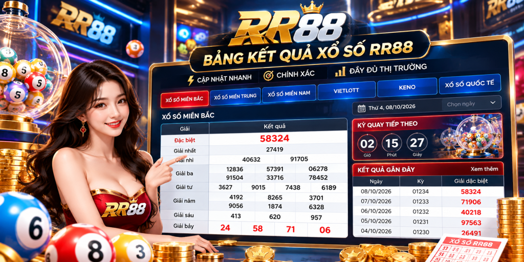 Bảng kết quả Xổ Số RR88